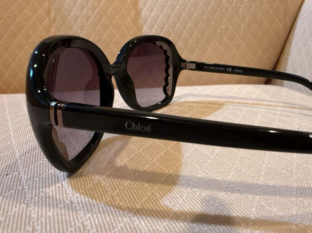 Chloe CE619S Women's Black Oversized Square Sunglasses - Picture 3 of 5